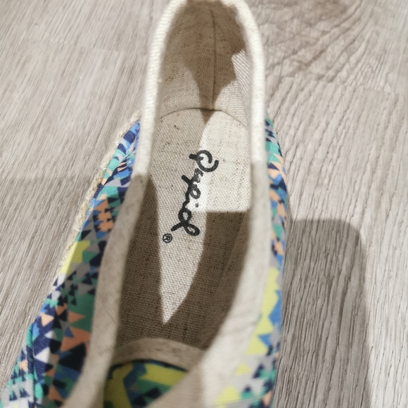 Modcloth multicolor cap toe lace up espadrilles - Picture 3 of 10